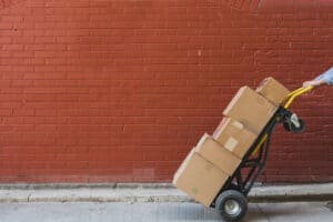 Logistieke problemen met beschadigde pakketten